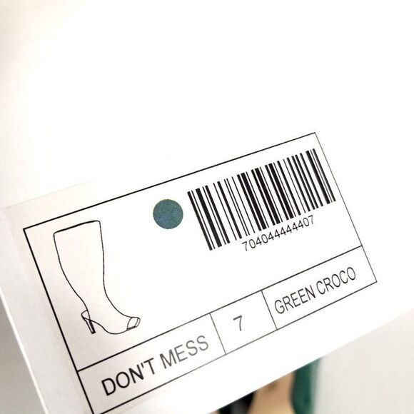 Fashion Nova Green Over the Knee Boots - Picture 7 of 8